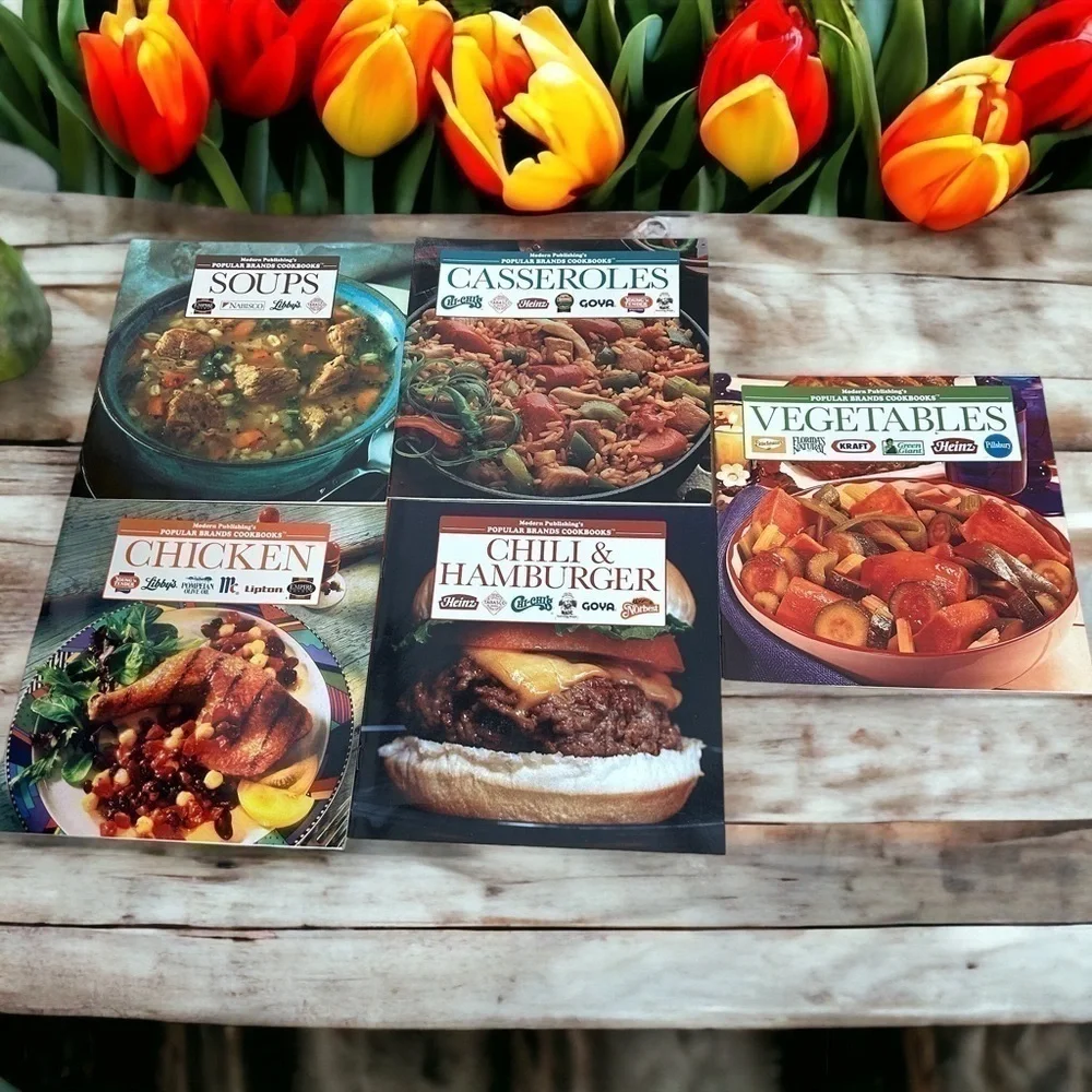 Popular Brands Cookbooks Bundle Modern Publishing’s Soup Chicken Casserole